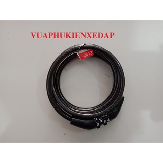 Khóa dây xe đạp 4 số