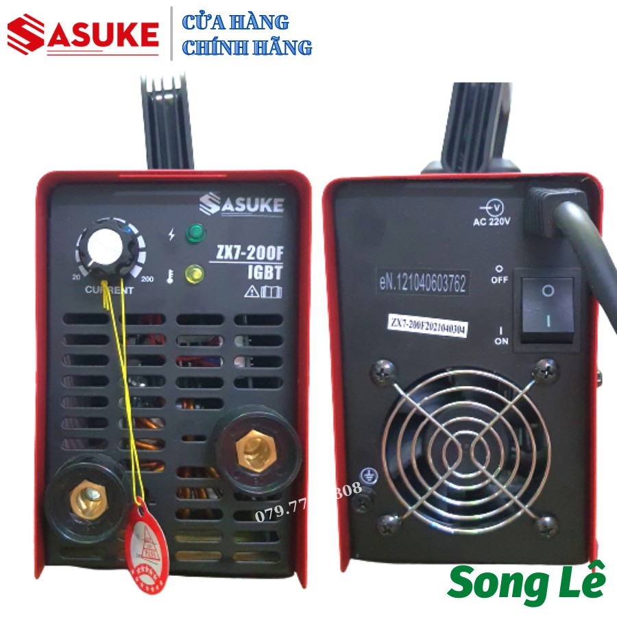 Máy hàn điện tử mini gia đình Sasuke ZX7 200F - Hàn được điện yếu