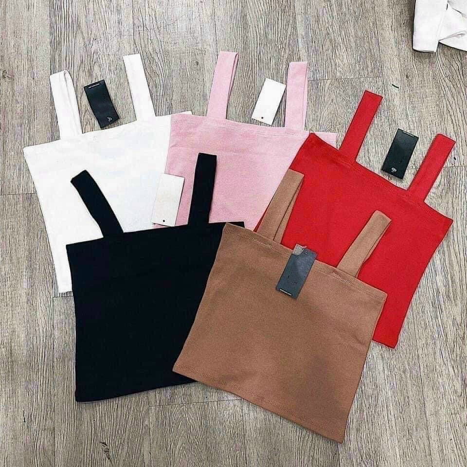 Áo Hai Dây Croptop Bảng To 8 màu YLUK155211