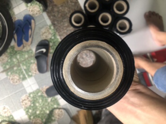 Màng PE đen thui 25cm 1kg