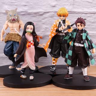 Mô hình nhân vật Kimetsu No Yaiba Nezuko Hashibira Inosuke Zenitsu Agatsuma Kamado Tanjirou độc đáo