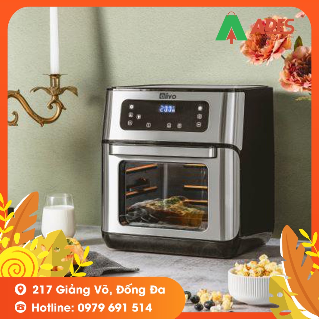 Nồi Chiên Không Dầu Olivo AF12 - BẢO HÀNH CHÍNH HÃNG 24 THÁNG - THƯƠNG HIỆU MỸ - DUNG TÍCH LỚN