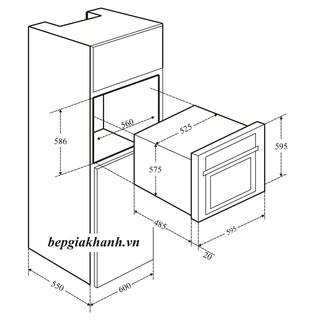 Lò nướng Cata CDP 780 AS