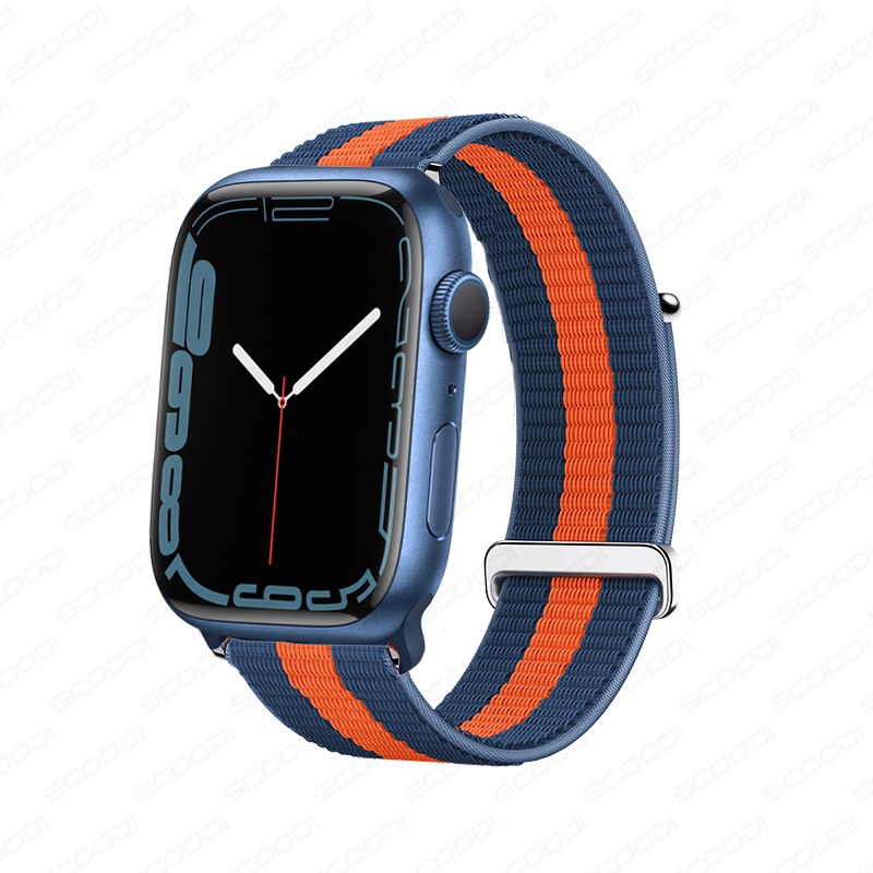 Dây Đeo Nylon Chất Lượng Cao Thay Thế Cho Đồng Hồ Thể Thao Apple 44mm 42mm 45mm 49mm 41mm 40mm 38mm Series 8 7 6 5 4 3 2 1 SE
