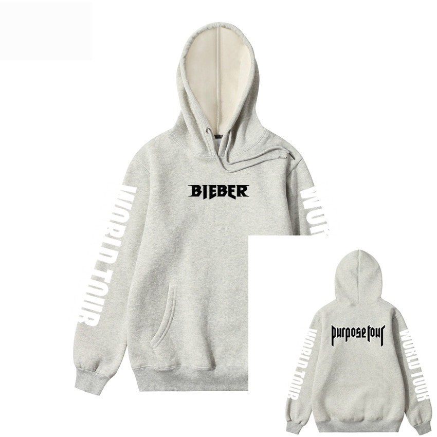 Áo hoodie Unisex in chữ Purpose The World Tour