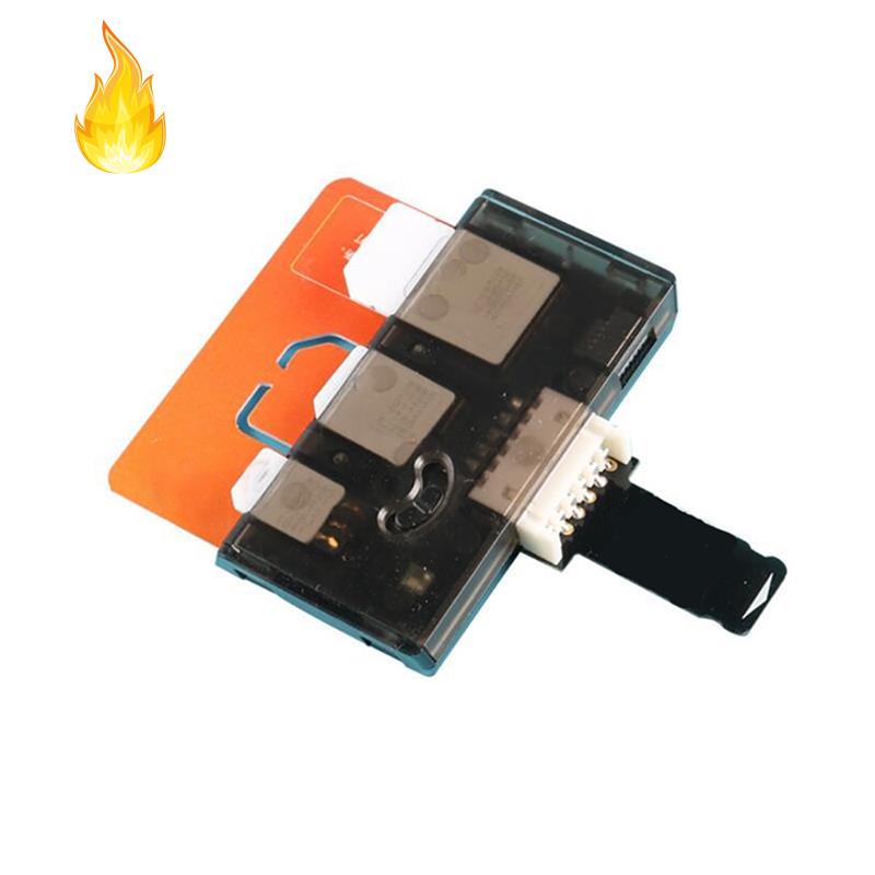 Đầu Đọc Thẻ SIM Mini SIM 4 Khe Kèm Công Tắc Điều Khiển Riêng Biệt Cho iPhone/Android