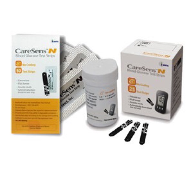 Que thử đường huyết Caresens N