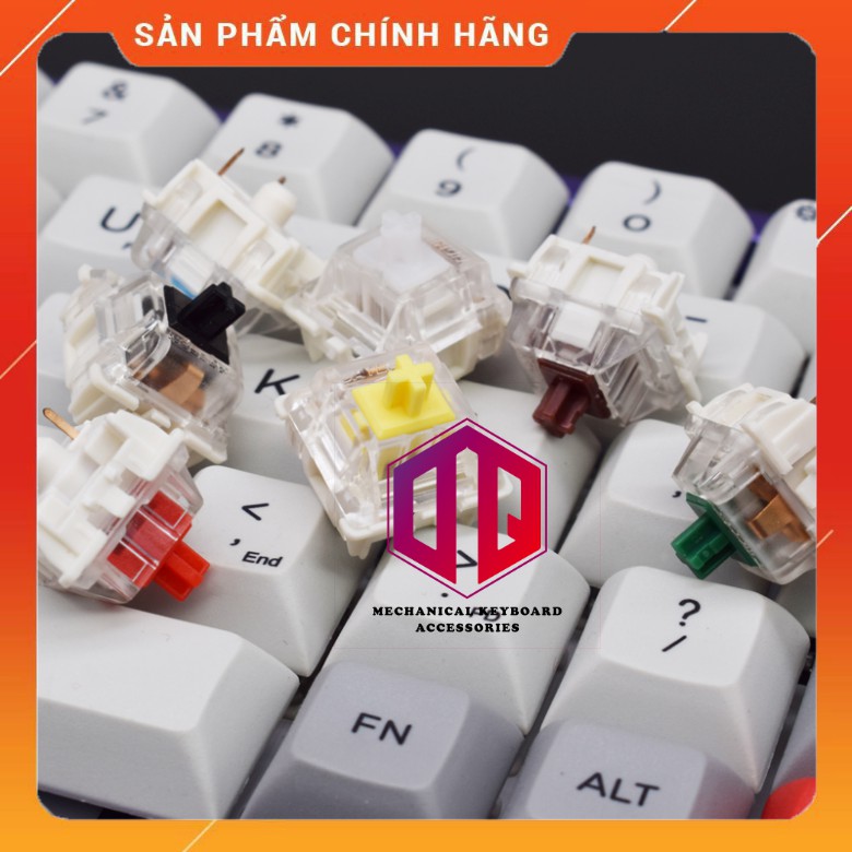 Switch Gateron SMD RGB chân 3 pin - Switch Gateron KS9 - Công tắc xuyên led thay thế cho bàn phím cơ