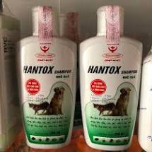 Sữa Tắm Trị Ve Rận Bọ Chét An Toàn Với Chó Con Và Mèo Con Hantox Shampoo Xanh Nhũ Bạc 200ml