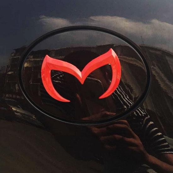 Logo xe ô tô Mazda - logo kim loại gắn đuôi xe M2, M3, M5, M6