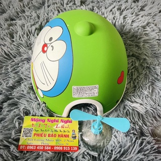 Nón Bảo hiểm kết đoremon ( có tặng kèm chong chóng ) siêu cute