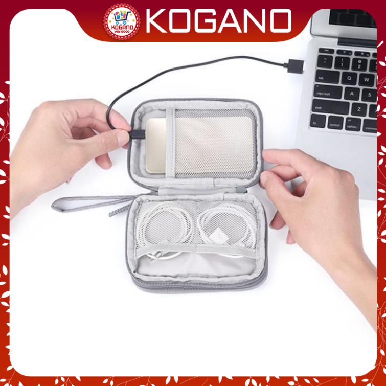 Túi phụ kiện điện thoại KOGANO đựng điện thoại, đồ công nghệ, cáp sạc, tai nghe, pin dự phòng đa năng TA-001198