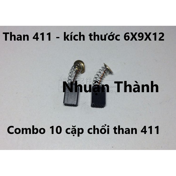 10 cặp than máy mài 411