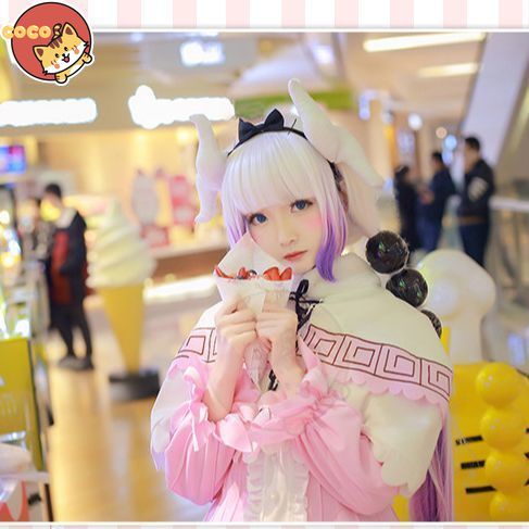 Bộ Tóc Giả Hóa Trang Nhân Vật Kanna Kamui Trong Phim Dragon Maid