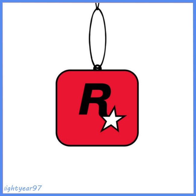 Thẻ Khuếch Tán Hương Thơm Trang Trí Nội Thất Xe Hơi Hình Ngôi Sao R-Letter Gta