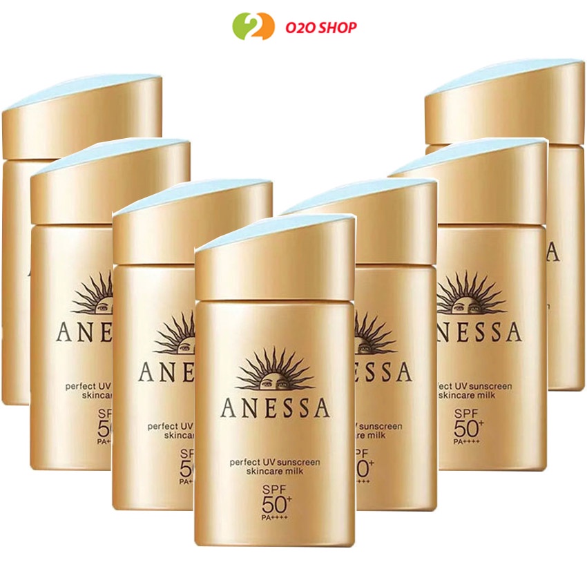 Kem chống nắng dạng sữa dưỡng da và bảo vệ hoàn hảo Anessa Perfect UV SPF 50+ PA++++ 60ml giúp kiềm dầu tốí ưu