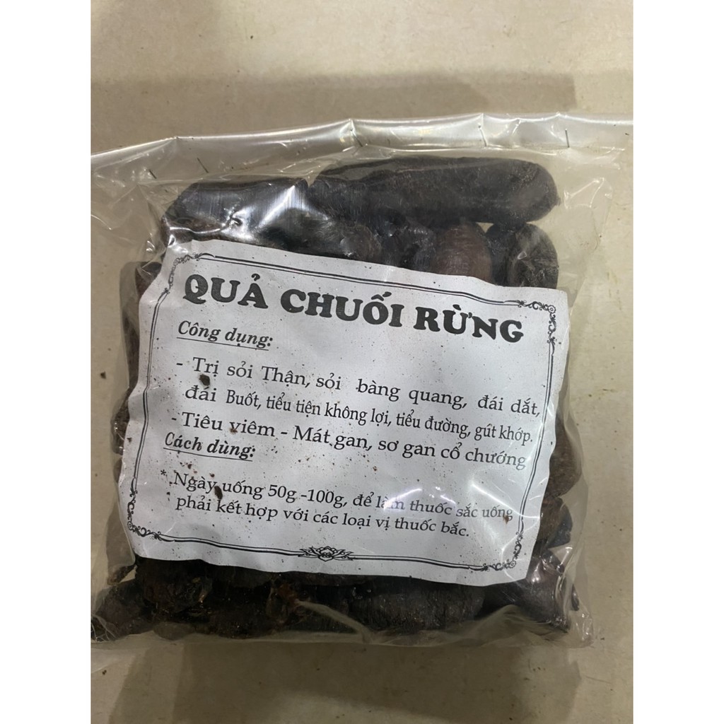 500G Quả chuối hột rừng SAPA-LÀO CAI nguyên quả phơi khô