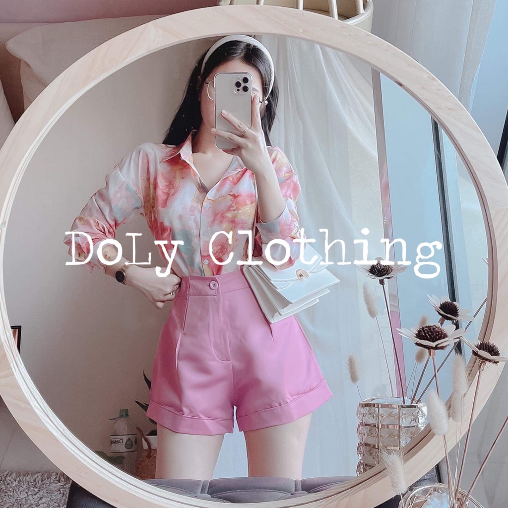 Thời Trang Nữ - Áo Sơ Mi Nữ Chất Liệu Lụa Cao Cấp Họa Tiết Loang Hot Trend 2021 | BigBuy360 - bigbuy360.vn