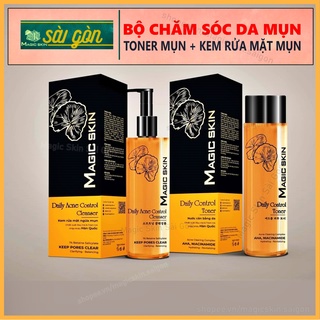 Bộ sữa rửa mặt mụn + Toner Ngừa Mụn Magic Skin | Chăm sóc da mụn hàng ngày