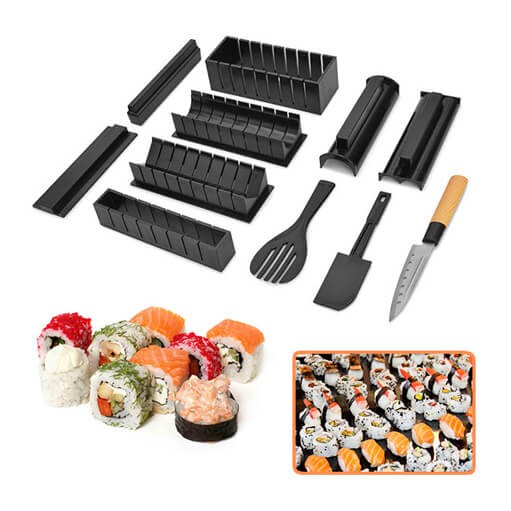 Dụng cụ làm sushi/gimbap 11 món dễ dàng