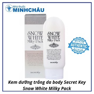 Kem dưỡng trắng da body Secret Key Snow White Milky Pack