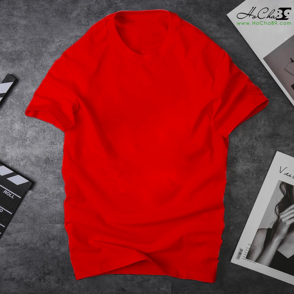Áo thun DISNEY MICKEY Cao Cấp - Màu ĐỎ | Vải Cotton 4c Siêu Mềm Mịn