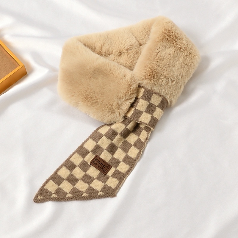 Khăn len choàng cổ thời trang phong cách Hàn Quốc cho nữ