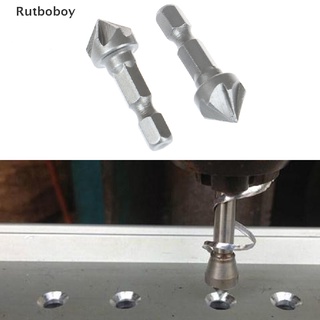 [Rut] 6 Flute Countersink Drill Bit Chamfer Cutting Woodworking Tool hexagon handle VN551
