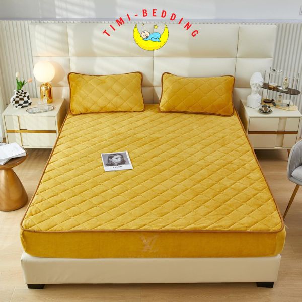 Bộ ga gối nỉ nhung cao cấp - mềm mại, ấp áp và giữ nhiệt - Doreemoon