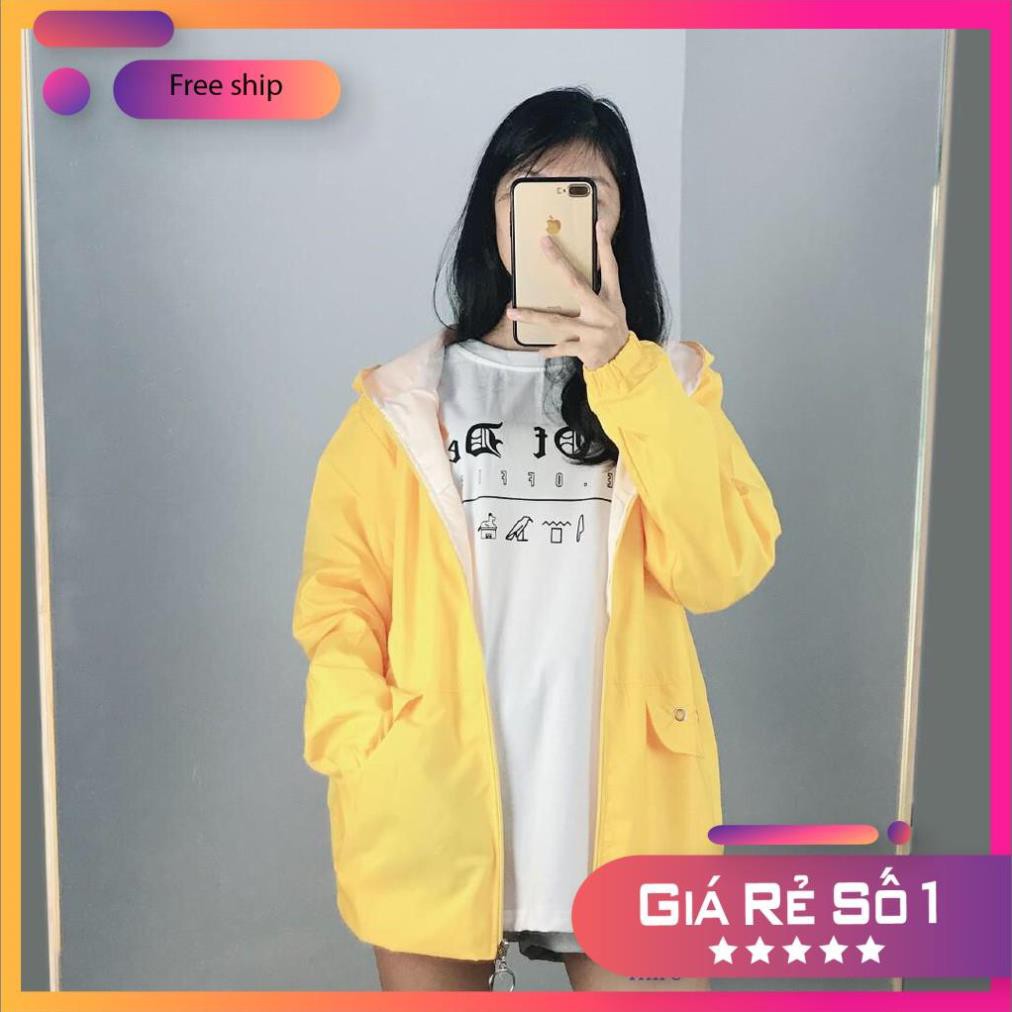 [ÁO KHOÁC NỮ,NAM] Áo Khoác Dù Nữ 2 Lớp 3 Bông Hoa Free Size 70kg AK18 | BigBuy360 - bigbuy360.vn