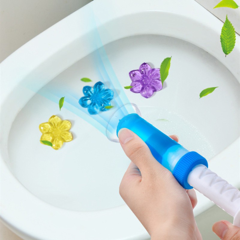 Gel khử mùi toilet không để lại vết với hương hoa dung tích 11 bông hoa