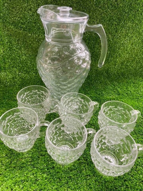 Bộ bình nước và 6 ly pha Lê