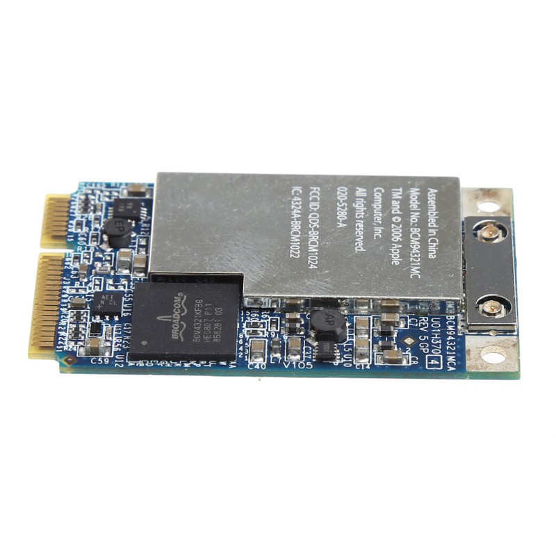 Card Wifi không dây PCI-E 2.4G + 5G 270m cho Apple Macbook bcm94321mc