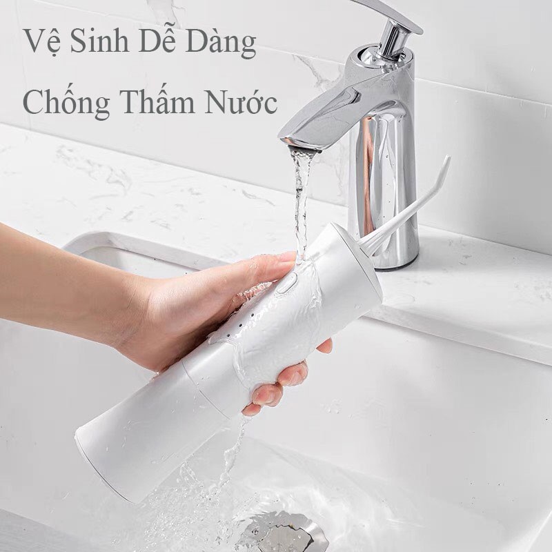 [Chính Hãng]Máy Tăm Nước -Đồ Vệ Sinh Răng Miệng-Tăm Nước Gia Đình -Du Lịch Oral irrigator -Sạc USB,Chống Thấm Nước C8