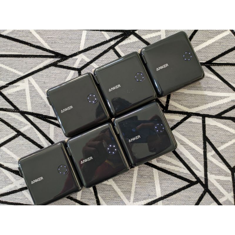 Cốc sạc nhanh 42w kiêm pin dự phòng Anker Fusion 5000mAh A1622 PD 30w Usb 12w
