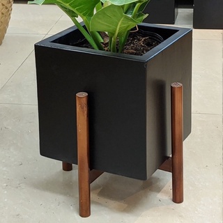 Chậu đá mài VUÔNG 36*36*36 - Đen