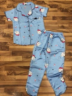 Set lụa satin pizama
