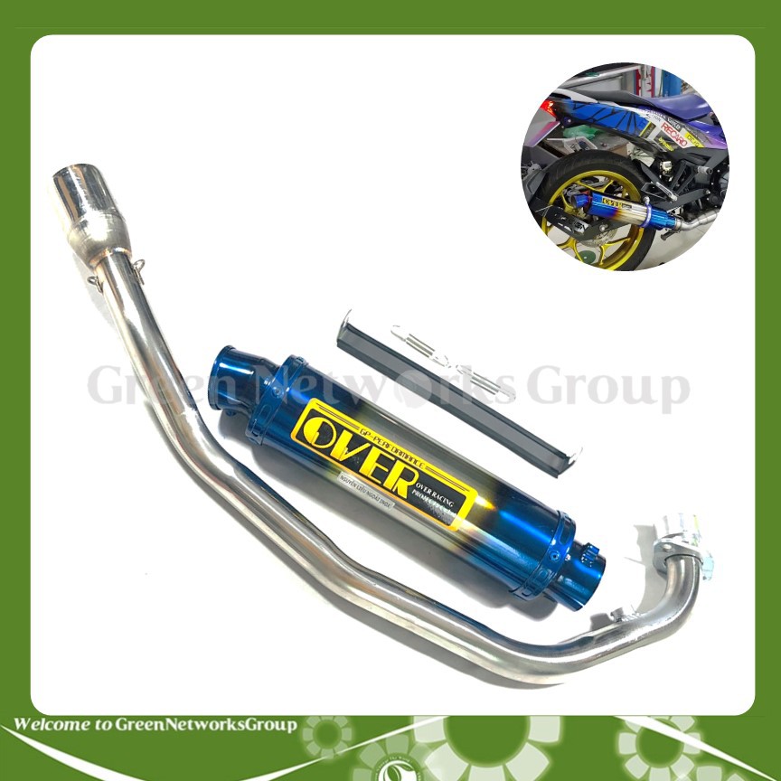 Bộ pô Over titanium full cổ pô Winner Greennetworks