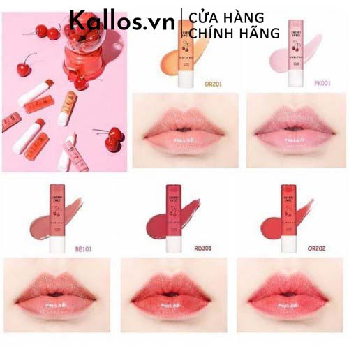 [TEM CHÍNH HÃNG] Son Dưỡng Có Màu Etude House Cherry Sweet Color Lip Balm | BigBuy360 - bigbuy360.vn