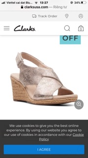 Sandal xuồng Clarks!