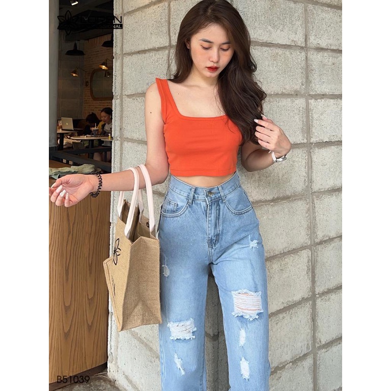 Quần jean baggy LOREN rách B51039