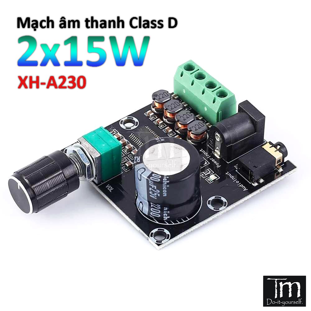 Mạch Khuếch Đại Âm Thanh ClassD 2*15W (XH-A230)