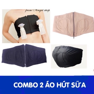 Set 2 áo hút sữa rảnh tay có dây hàng Việt Nam