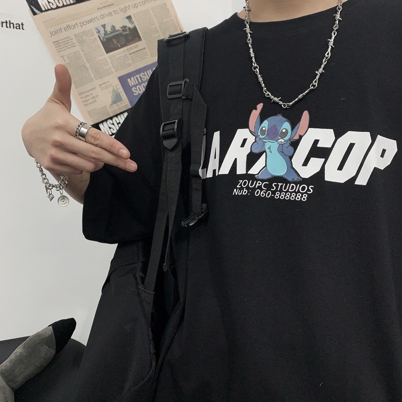 Áo thun tay lỡ Unisex NEKOSG, áo phông form rộng AF2