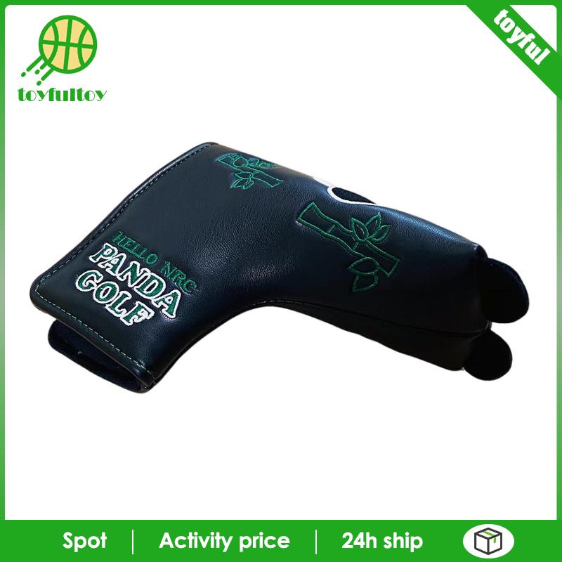 Vỏ Bọc Đầu Gậy Đánh Golf Bằng Da PU Thêu Họa Tiết Gấu Trúc Vui Nhộn Dễ Sử Dụng Cho Nữ