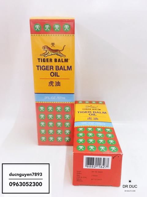 [CHÍNH HÃNG] DẦU XOA BÓP TIGER BALM OIL