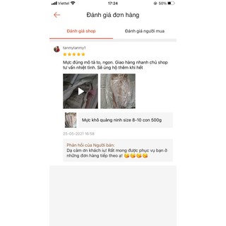 Mực khô 1 con loại to size 10 con