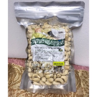 Hạt điều tách vỏ SỐNG trắng NGUYÊN hạt 500g.