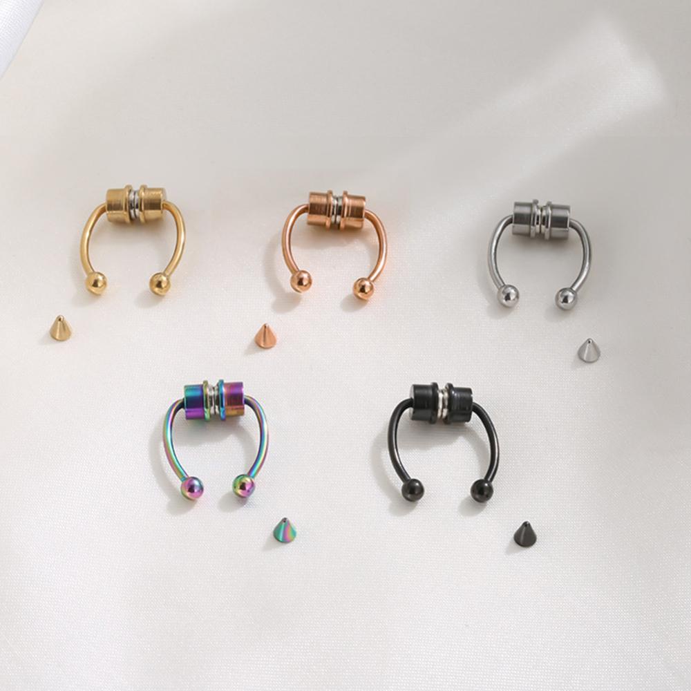 Khuyên Mũi Bằng Thép Không Gỉ Đơn Giản Cá Tính B6P5