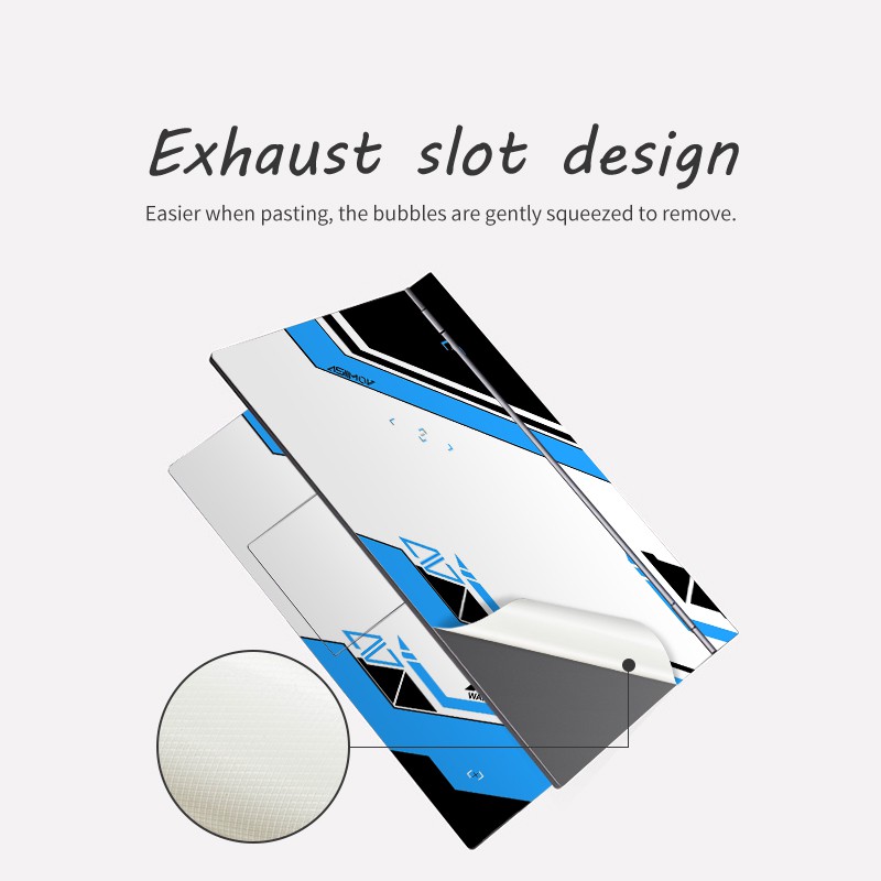 Set 2 miếng dán bảo vệ da laptop chống thấm nước và chống mài mòn cho HP/ Acer/ Macbook/ Asus 14/15/17 inch